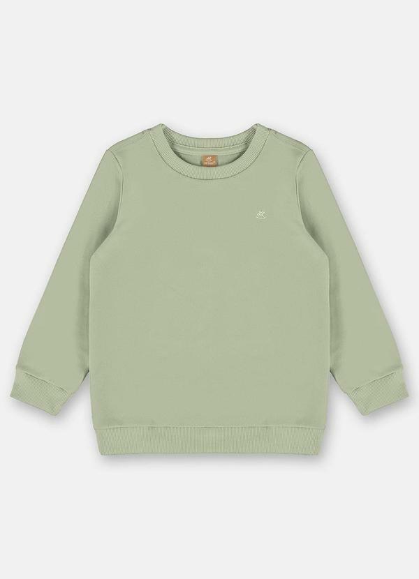 Up Baby - Blusão Básico Infantil Menina Verde
