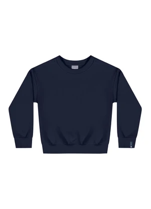 Quimby - Blusão Básico para Menina Azul - QUIMBY