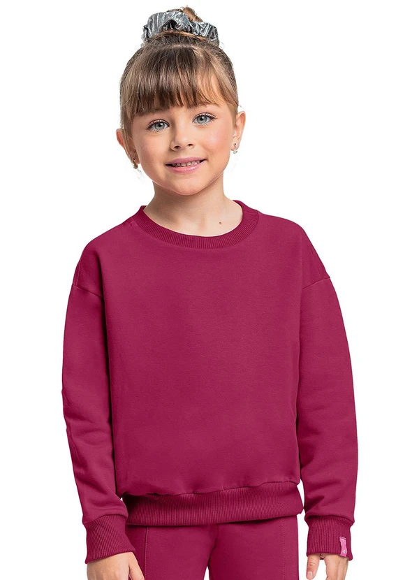 Quimby - Blusão Básico para Menina Rosa