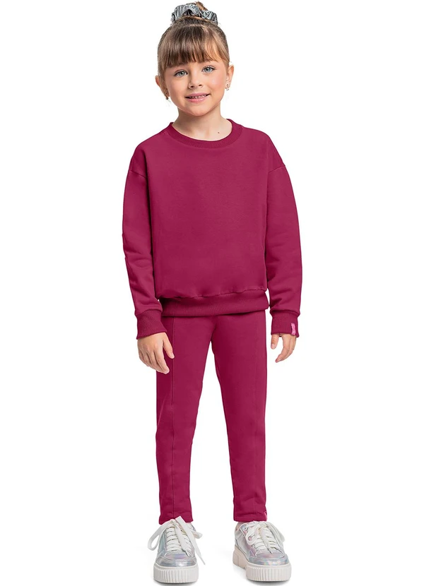 Quimby - Blusão Básico para Menina Rosa 2