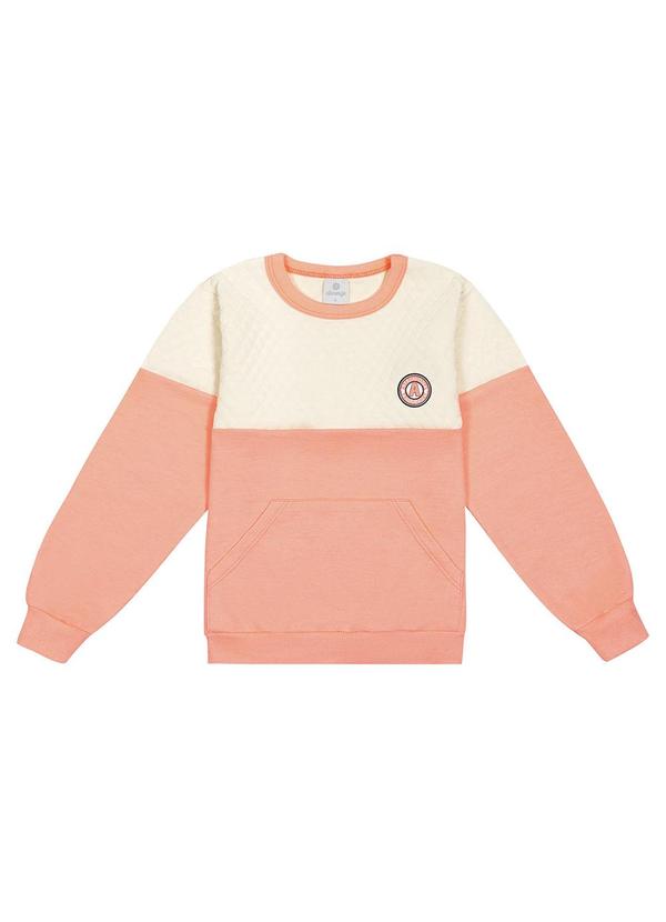 Abrange - Blusão Color Block Laranja Neon 3