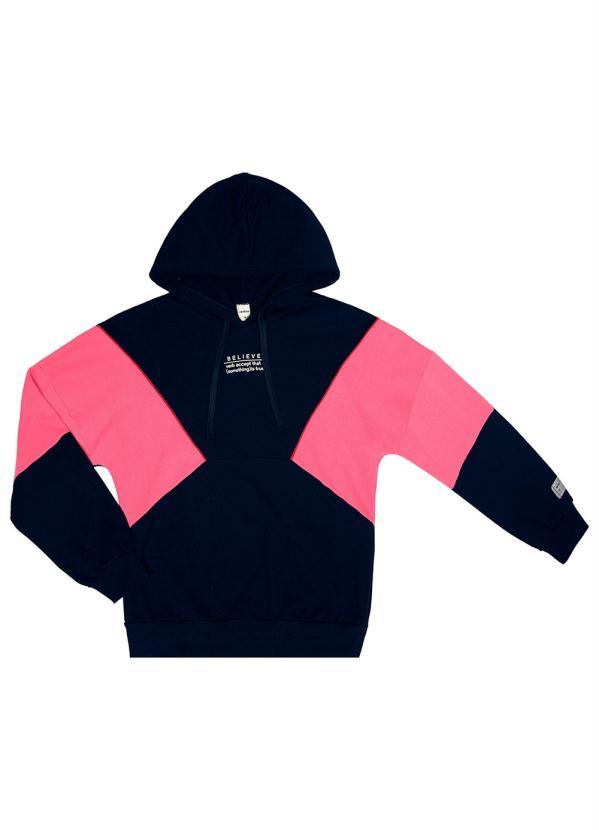 Rovitex Teen - Blusao com Capuz Azul