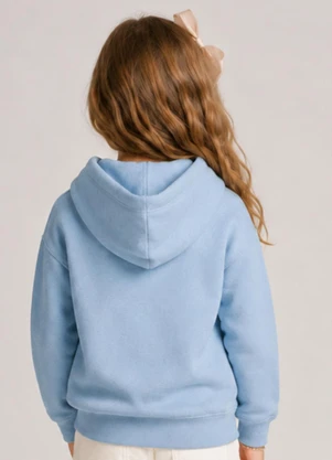 Trick Nick - Blusão com Capuz Infantil Feminino Azul - TRICK NICK