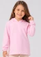 Select - Blusão com Capuz Infantil Feminino Rosa - variação: Rosa