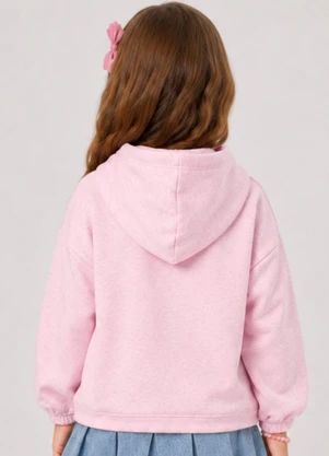 Trick Nick - Blusão com Capuz Infantil Feminino Rosa - TRICK NICK