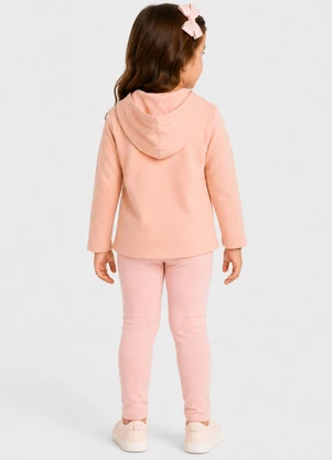 Secret Glam - Blusão com Capuz Infantil Feminino Rosa - SECRET GLAM