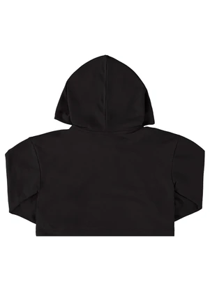 Gloss - Blusão Cropped Básico Juvenil Preto - GLOSS