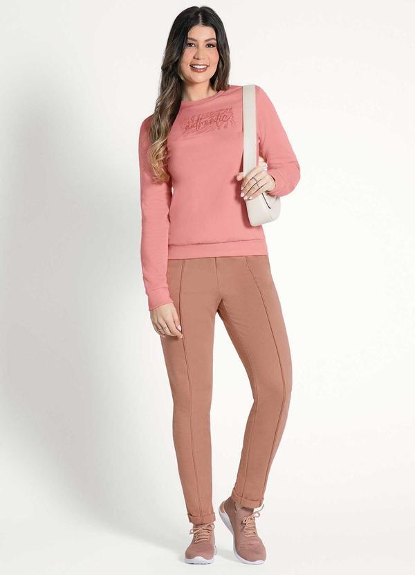 Habana - Blusão Feminino Adulto Versátil Rosa 2