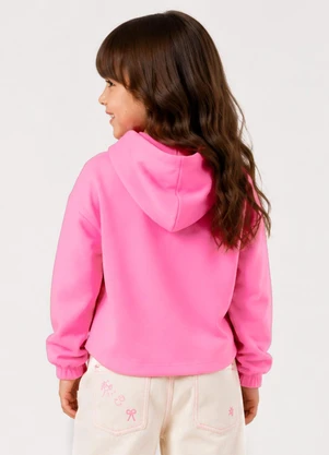 Select - Blusão Feminino Infantil com Estampa Rosa - SELECT
