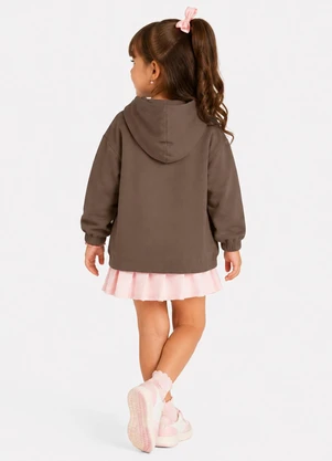 Select - Blusão Infantil com Estampa Marrom - SELECT