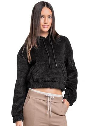 Gloss - Blusão Juvenil com Brilhos Preto - GLOSS