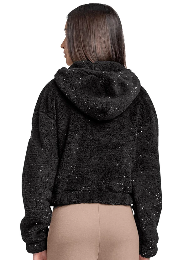 Gloss - Blusão Juvenil com Brilhos Preto 2