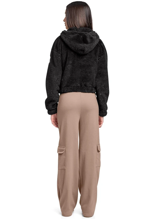 Gloss - Blusão Juvenil com Brilhos Preto 4