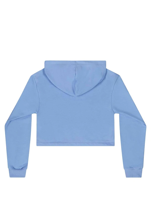 Gloss - Blusão Juvenil em Moletom Azul 6