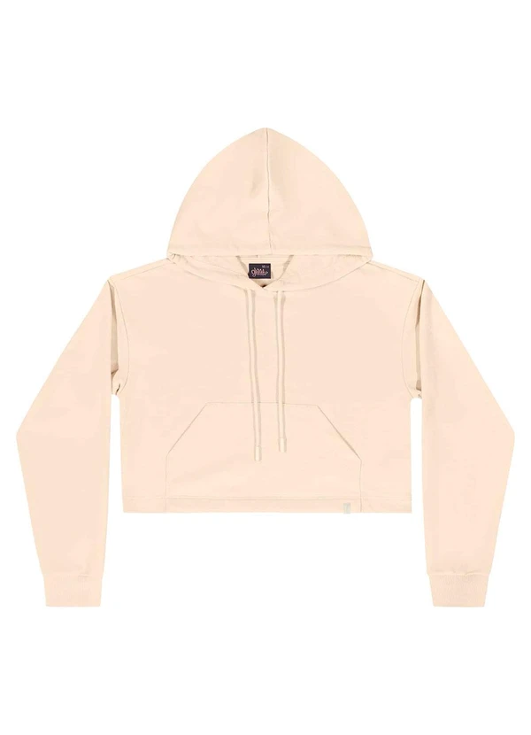 Gloss - Blusão Juvenil em Moletom Bege 1