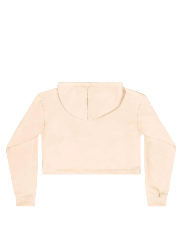 Gloss - Blusão Juvenil em Moletom Bege 2