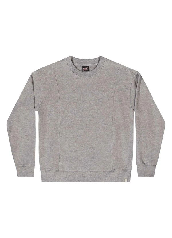 Gloss - Blusão Juvenil em Moletom Cinza