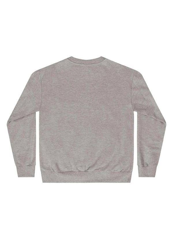 Gloss - Blusão Juvenil em Moletom Cinza 2