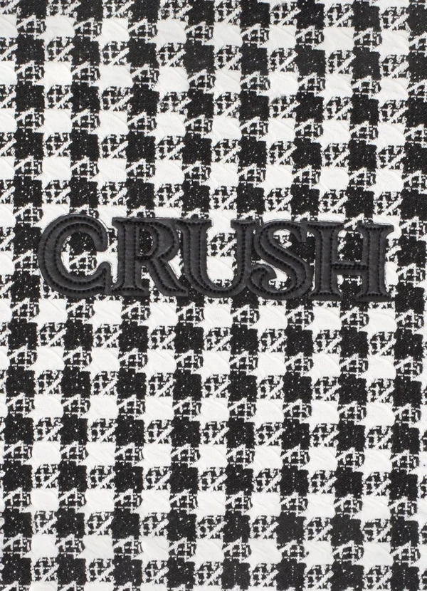 Pulla Bulla - Blusão Juvenil Menina Pied Poule Preto 4