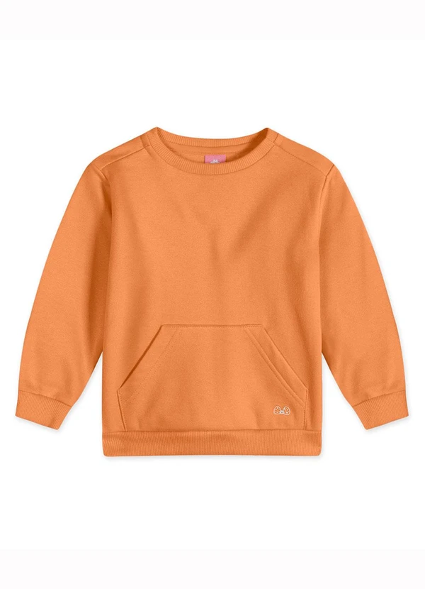 Lilica Ripilica - Blusão Manga Longa Moletom com Aroma Laranja