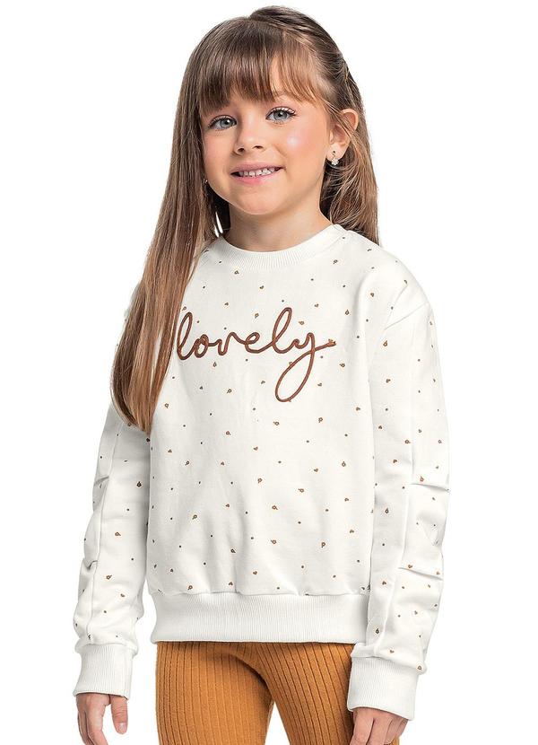 Quimby - Blusão Molecotton para Menina Bege