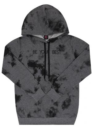 Pulla Bulla - Blusão Moletinho Menina Cinza - PULLA BULLA