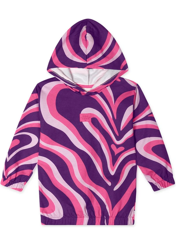 Marisol - Blusão Moletom Infantil Feminino Marisol Roxo 1