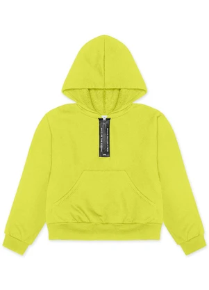 Hapier - Blusão Moletom Manga Longa com Capuz Juvenil Femin - HAPIER