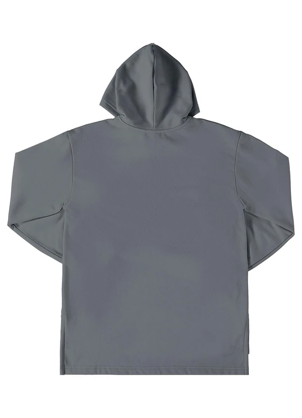 Gloss - Blusão Oversize em Moletom Juvenil Cinza 6