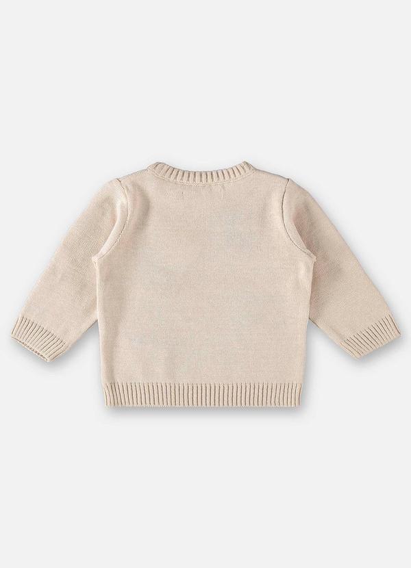 Up Baby - Blusão Tricô Bebê Menina Bege 2