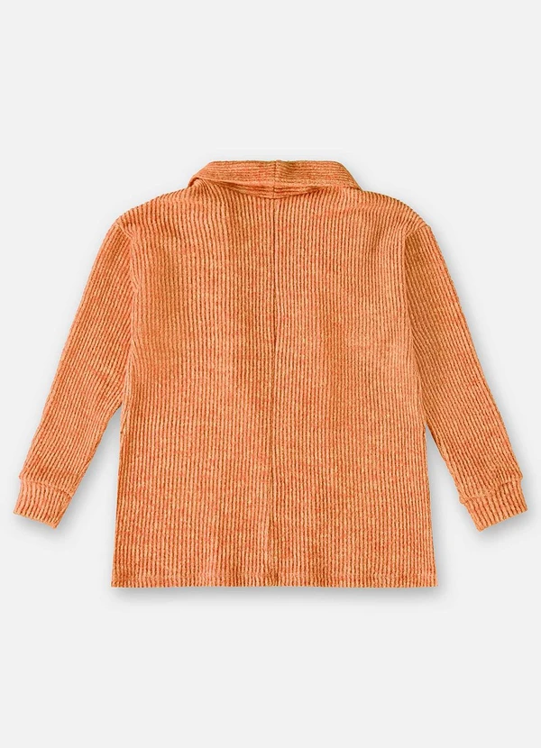 Up Baby - Cardigan Infantil Menina Laranja 4