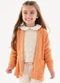 Up Baby - Cardigan Infantil Menina Laranja - variação: Laranja