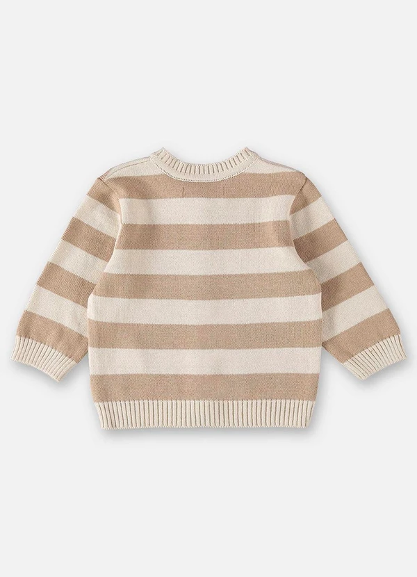 Up Baby - Cardigan em Tricô Unissex para Bebê Marrom 2