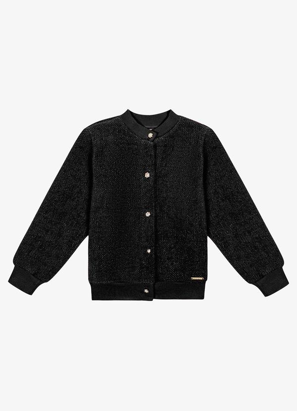 Trick Nick - Cardigan Infantil Feminino Preto