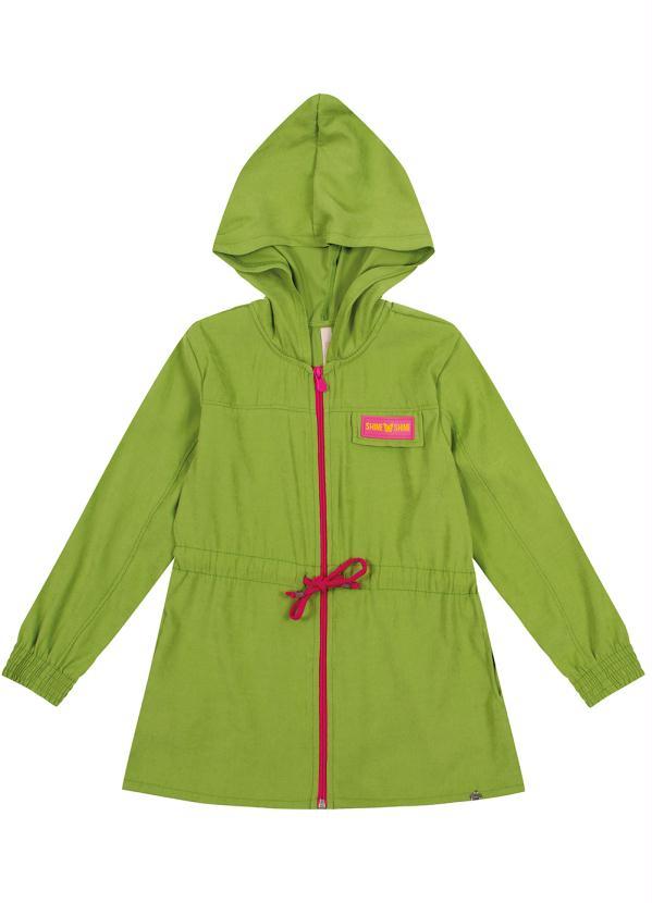 Cativa Kids - Casaco Alongado Infantil Menina Verde