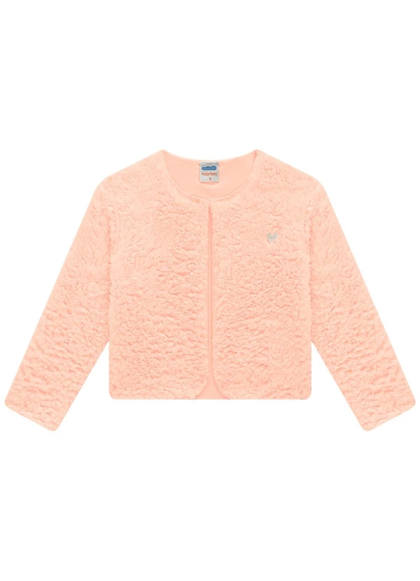 Marlan - Casaco Bebê em Pelo Sherpa Rosa