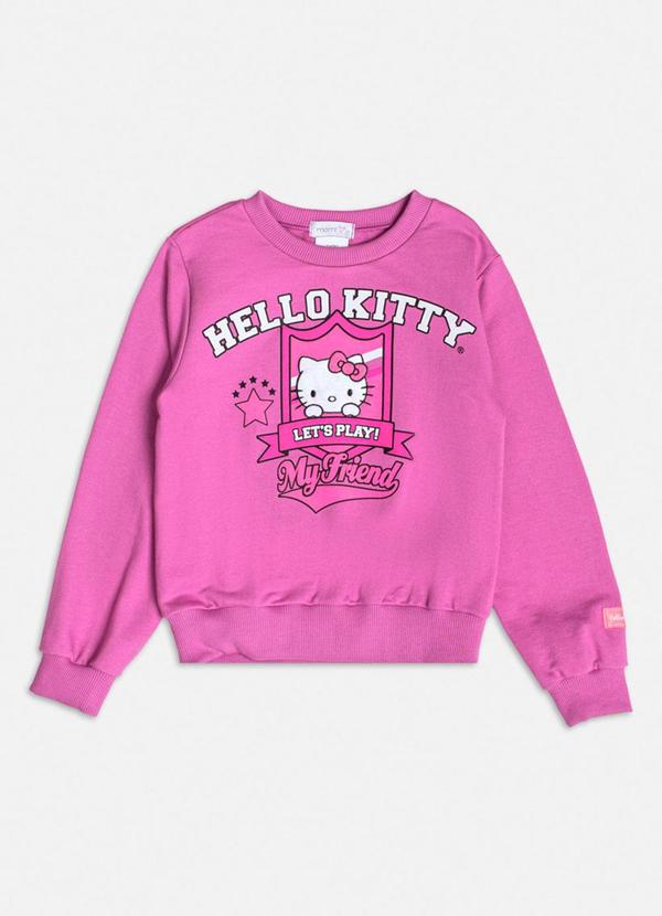 Momi - Casaco College da Hello Kitty Roxo
