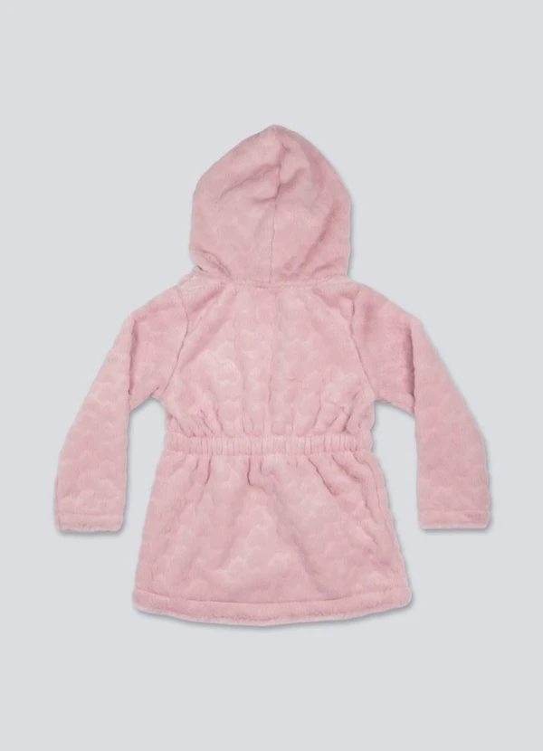 Fakini Kids - Casaco com Capuz de Pelo Rosa 2