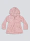 Fakini Kids - Casaco com Capuz de Pelo Bege - variação: Rosa