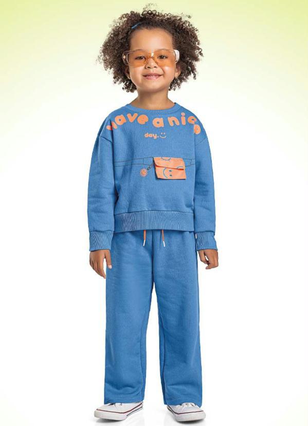 Fakini Kids - Casaco Cropped Azul 3