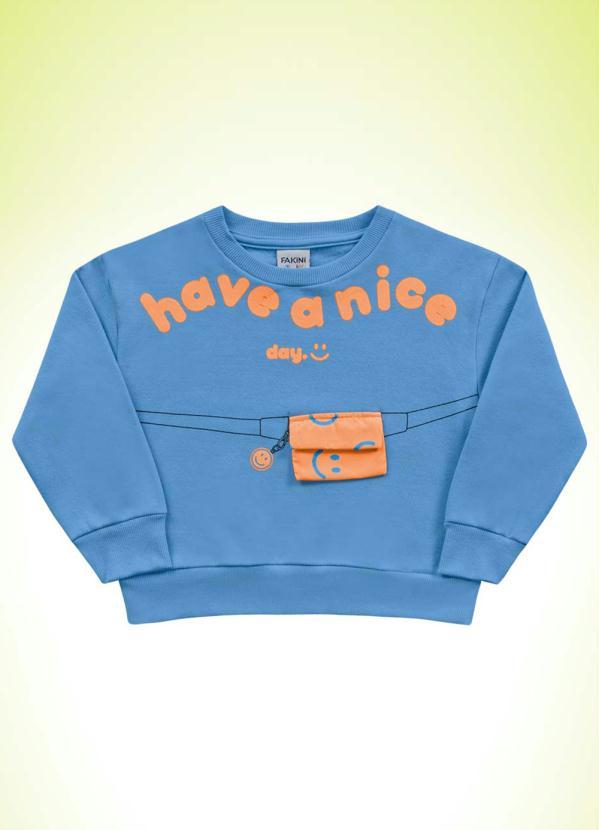 Fakini Kids - Casaco Cropped Azul 5