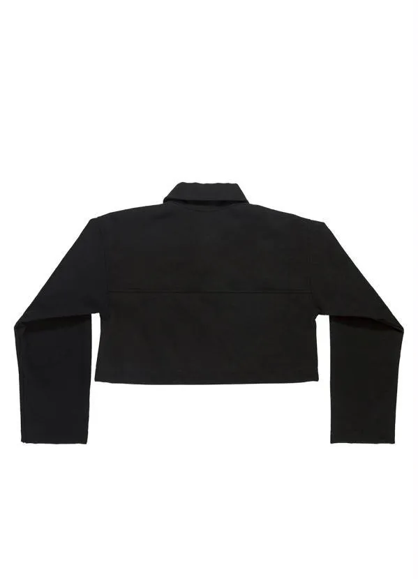 Gloss - Casaco Cropped Menina Infantil Preto 4