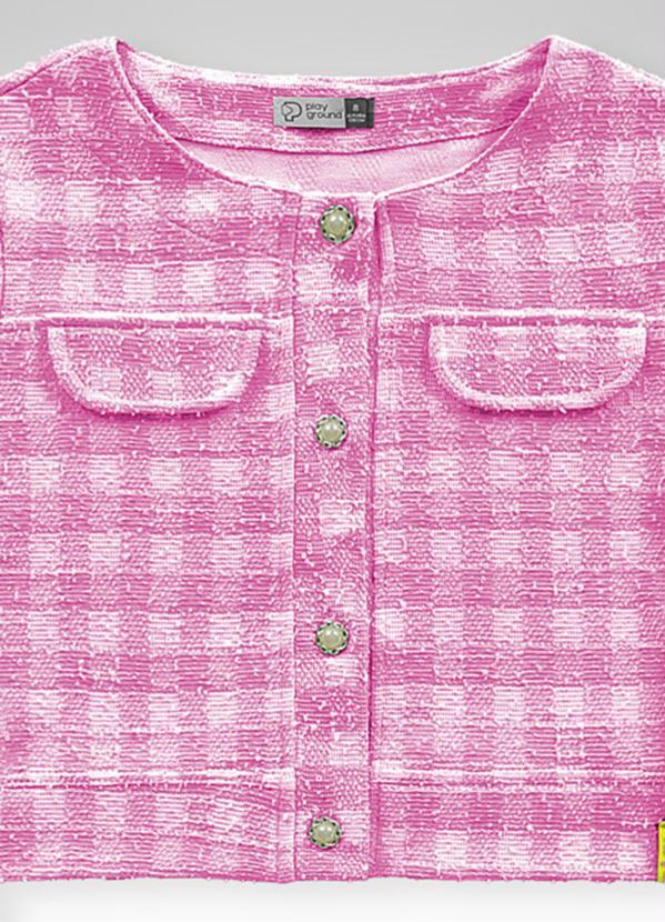 Playground - Casaco Cropped Rosa 2