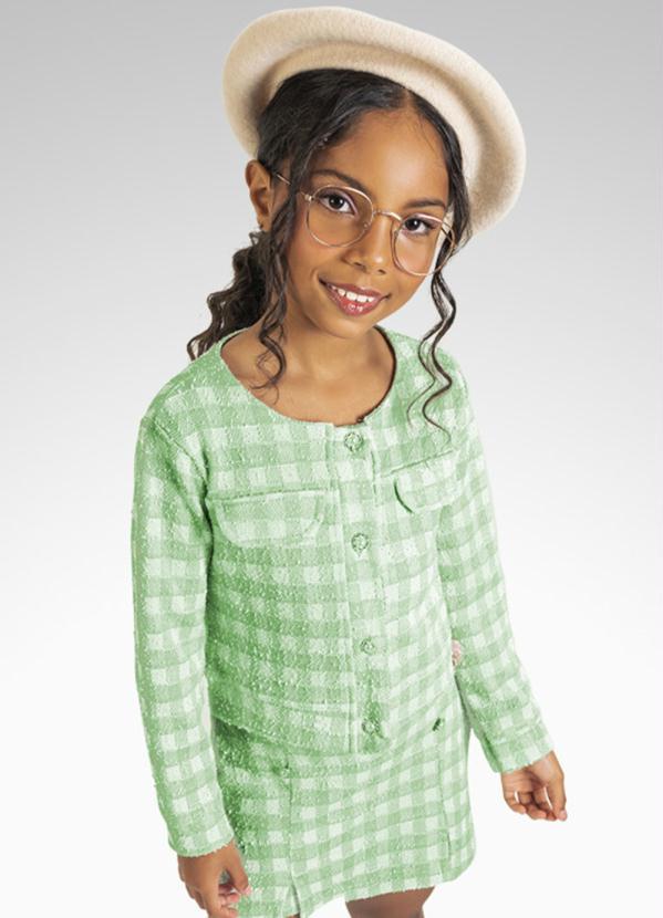 Playground - Casaco Cropped Verde