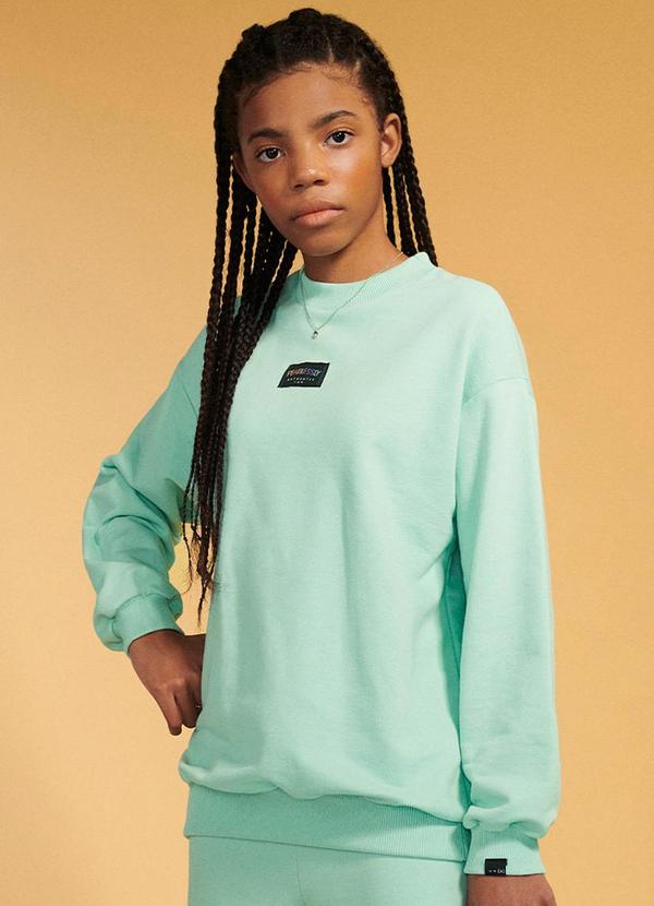 I Am - Casaco de Moletom Acqua Azul