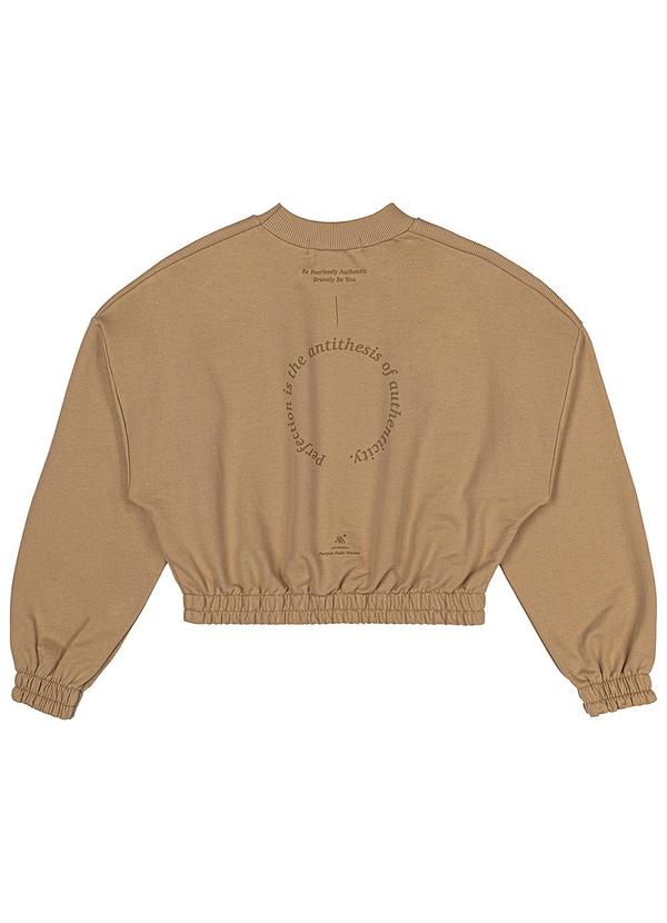 Authoria - Casaco de Moletom Bege 2