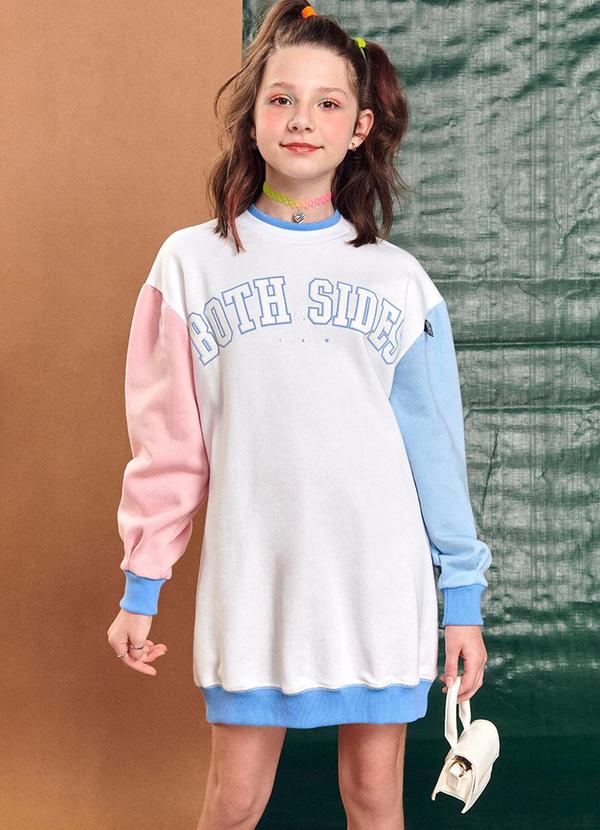 I Am - Casaco de Moletom Manga Longa Over Branco