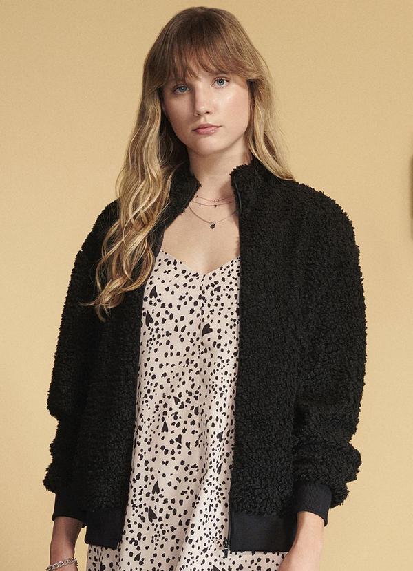 Authoria - Casaco de Pelo Preto