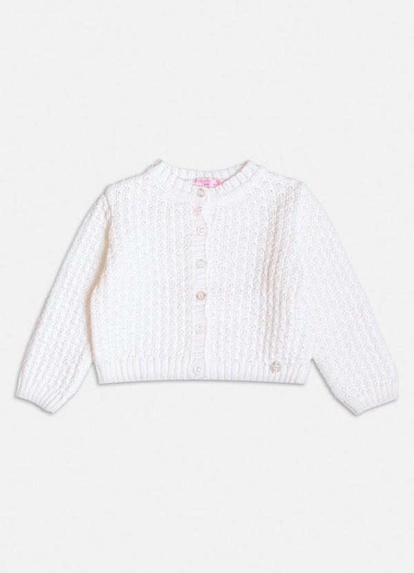 Momi - Casaco de Tricô com Botões Branco