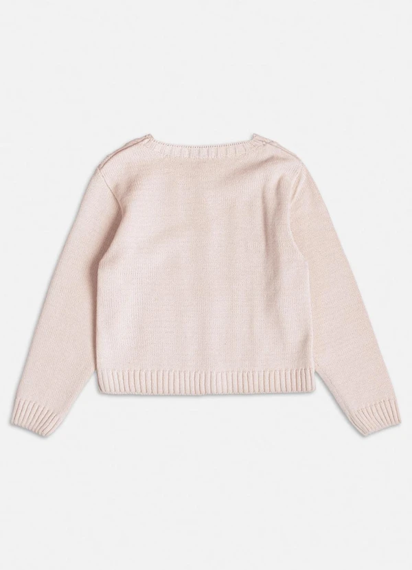 Momi - Casaco de Tricot Trançado Bege Bege 2